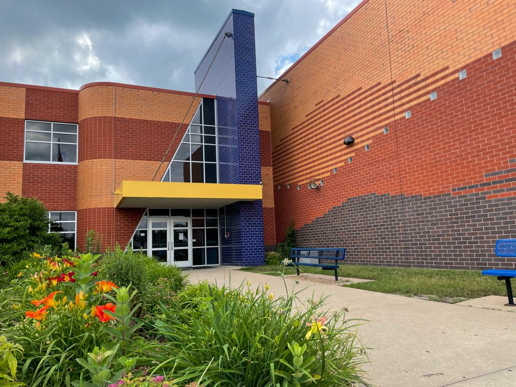 exterior of viola gibson elementary school