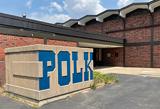 exterior of polk alternative education center