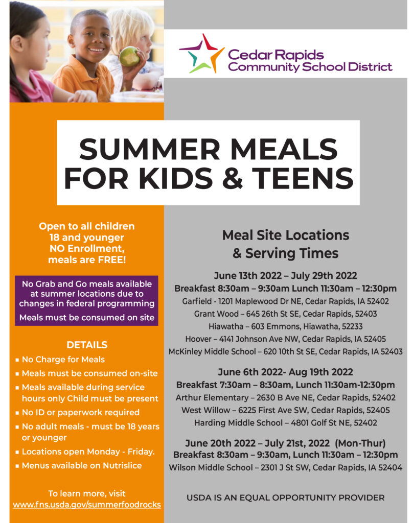 Owasso Child Nutrition To Offer Summer Meals For Students