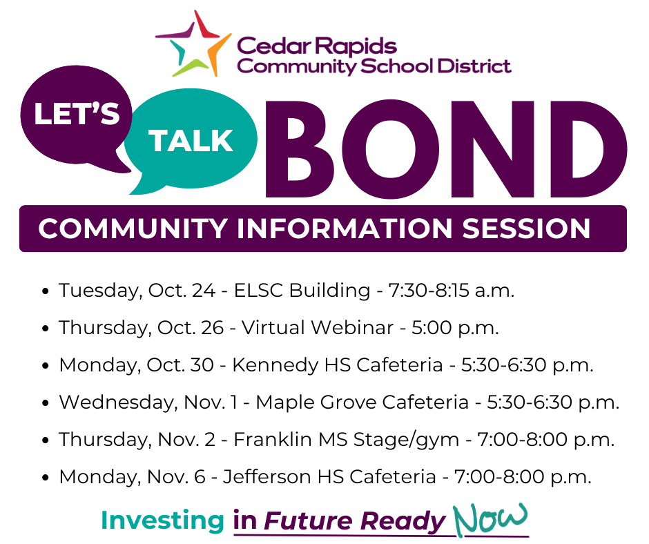 Bond Community Info Sessions 1