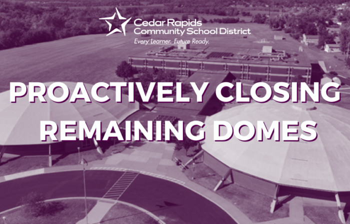 Closing remaining domes