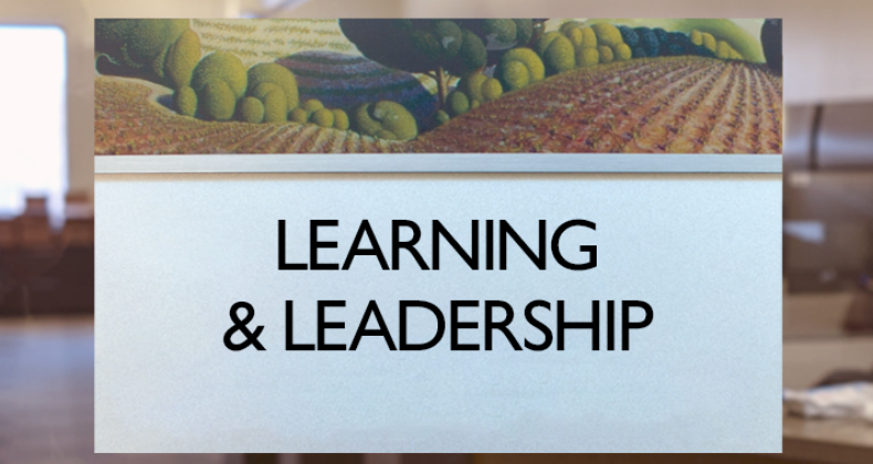 Learning and Leadership sign