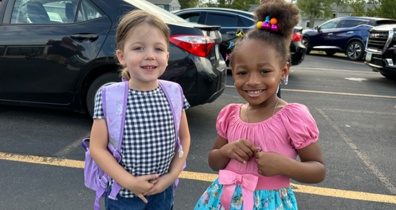 Preschoolers First Day of School